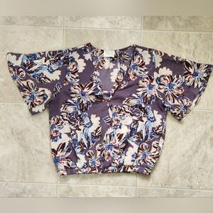 Sienna Sky Bell Sleeve Floral Blouse - Size Small